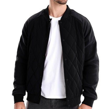 Men Winter Coats  Long Sleeve Button Up Thick Warm Casual Jackets with