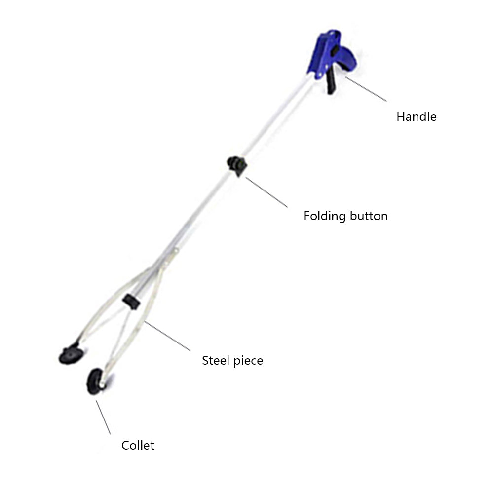 Waste Leaves Pick Aluminum Alloy Cleaning Up Clip Strong Rubber Suction Cups Tr image 5