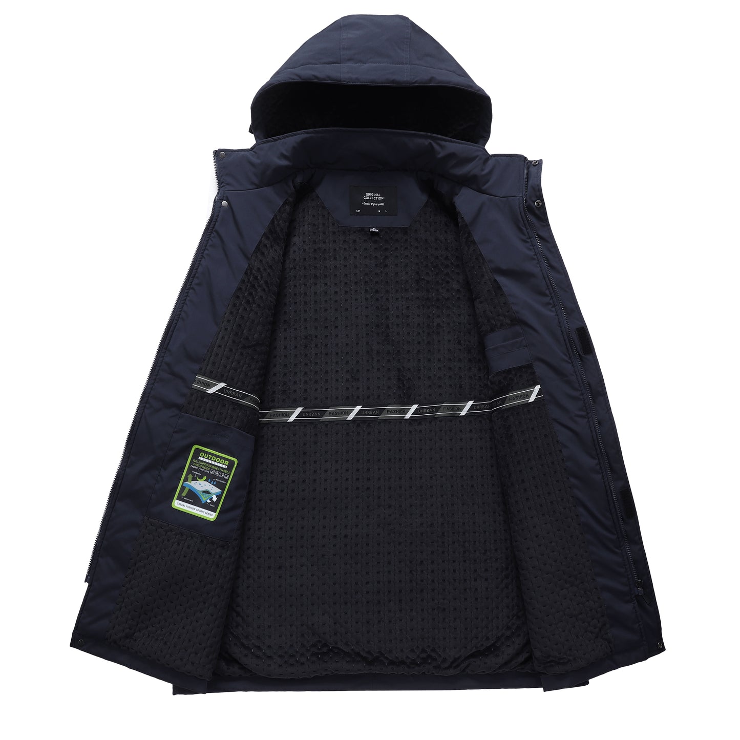 Winter Parka Men Windbreak Plus Thick Warm Windproof Fur Coats Male Military Ho image 0