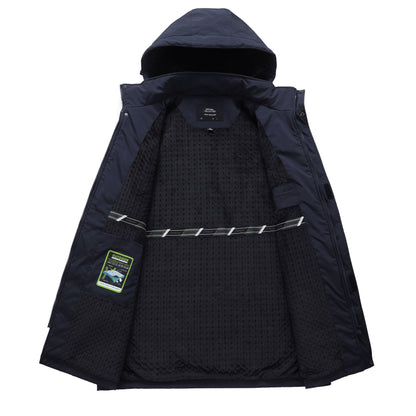 Winter Parka Men Windbreak Plus Thick Warm Windproof Fur Coats Male Military Ho image 0