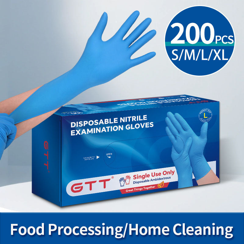 100pcs Disposable Nitrile Gloves Suitable For Home Use Latex Free Suitable For  image 5