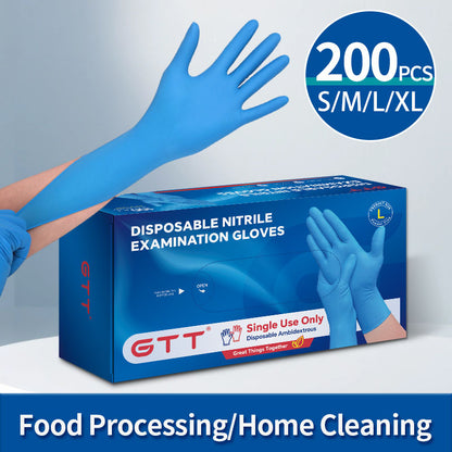 100pcs Disposable Nitrile Gloves Suitable For Home Use Latex Free Suitable For  image 5
