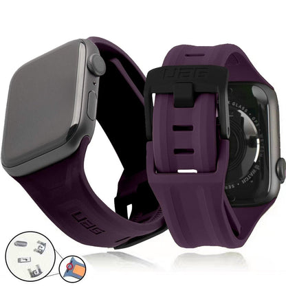 Silicone Strap for Apple watch Band 44mm 40mm 49mm 45mm 41mm UAG 42 watchband b image 8