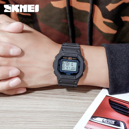 SKMEI Multifunctional Digital Sport Watch Men 2 Time Count Down Mens Wristwatch image 6