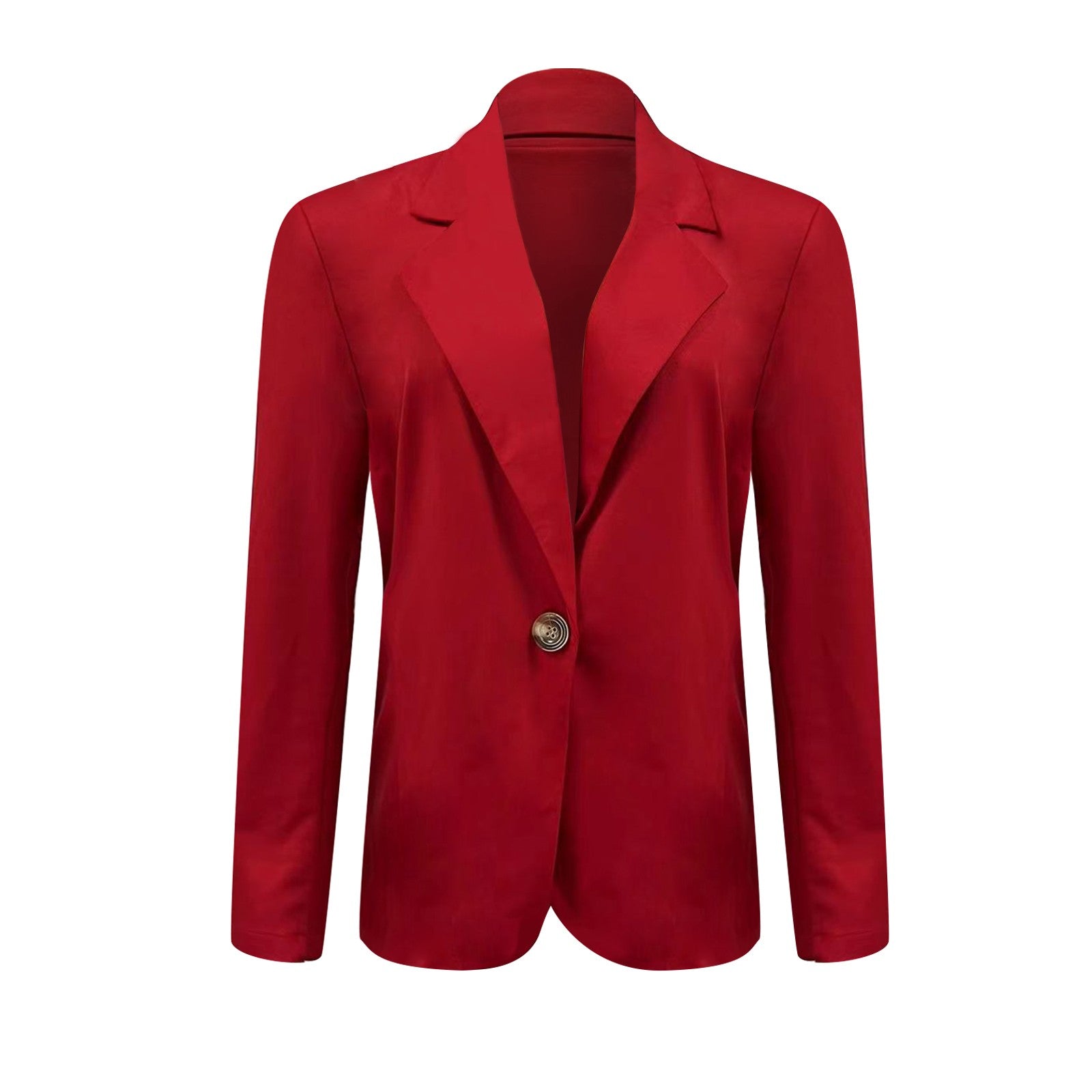 Women Office Work Wear Suit Blazer 2022 Spring Autumn Solid Casual Single Butto image 3