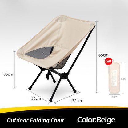 TANXIANZHE Outdoor Portable Camping Chair Oxford Cloth Folding Lengthen Seat fo image 8