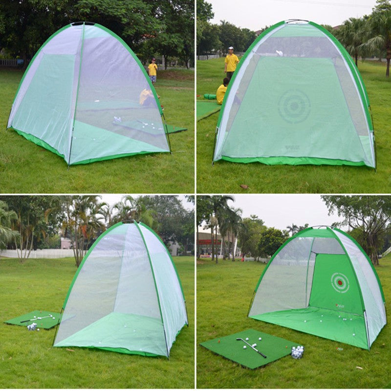 2M Golf Practice Net Tent Strike Cage Outdoor Indoor Grassland Mesh Mat  Garden image 6