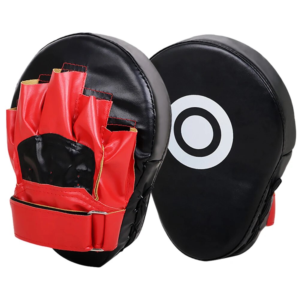5-Finger Hand Target PU Leather Curved Punching Mitts Breathable Kickboxing Pad image 2