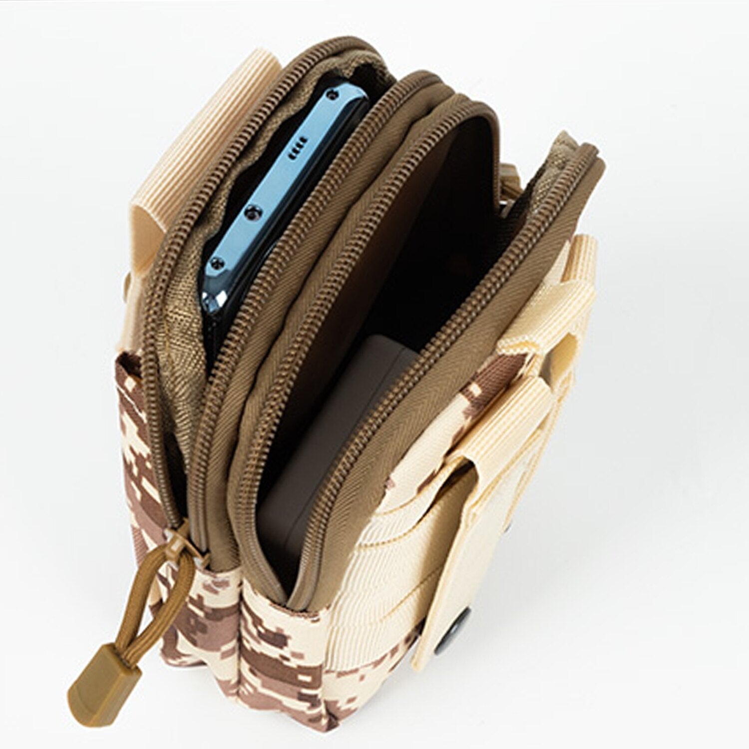 Men Tactical Molle Pouch Belt Waist Pack Bag Small Pocket Military Waist Pack R image 9