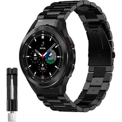 No Gaps Stainless Steel Strap For Samsung Galaxy Watch 6 4 5 40mm 44mm 6 Classi image 0