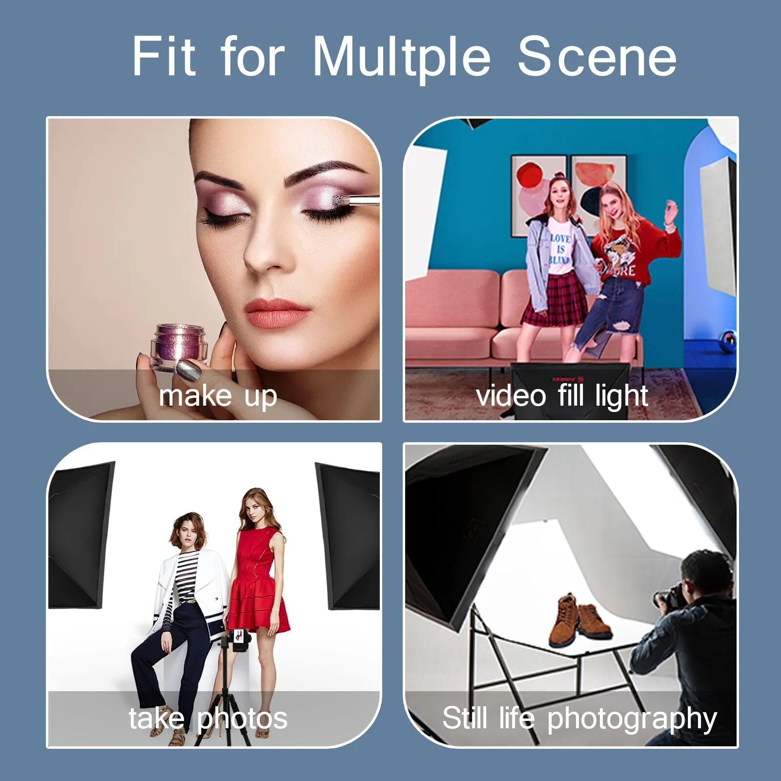 Professional Photography softbox Lighting soft box With Tripod E27 Photographic