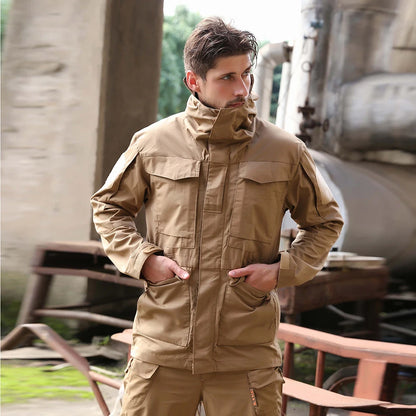 Tactical Jackets Clothes Windbreaker Field Jacket Men Outdoor Waterproof Fligh image 5