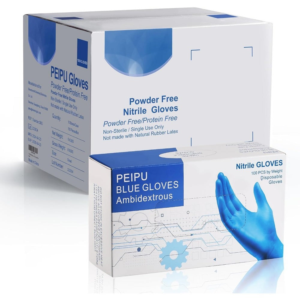 Nitrile Disposable GlovesÂ¯Powder Free, Cleaning Service Gloves, Latex Free image 4