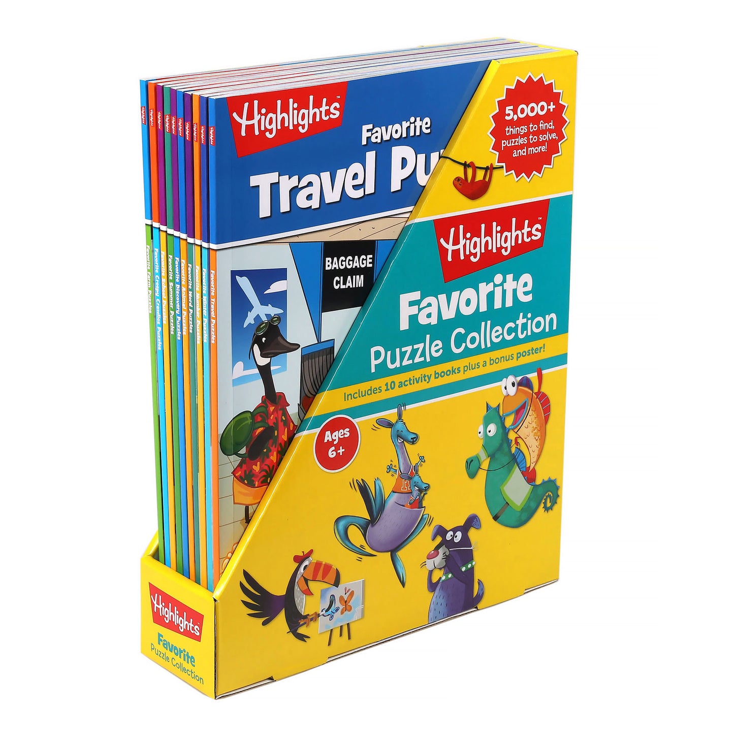 Highlights Favorite Puzzle Collection: 10-Book Wedge image 0