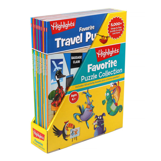 Highlights Favorite Puzzle Collection: 10-Book Wedge image 0