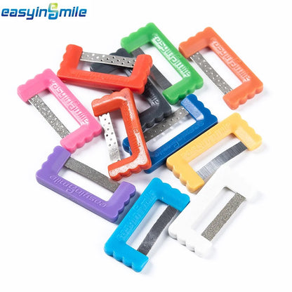 9 Size EASYINSMILE Orthodontic Interproximal Reduction Strips Dental IPR Kit Po image 5