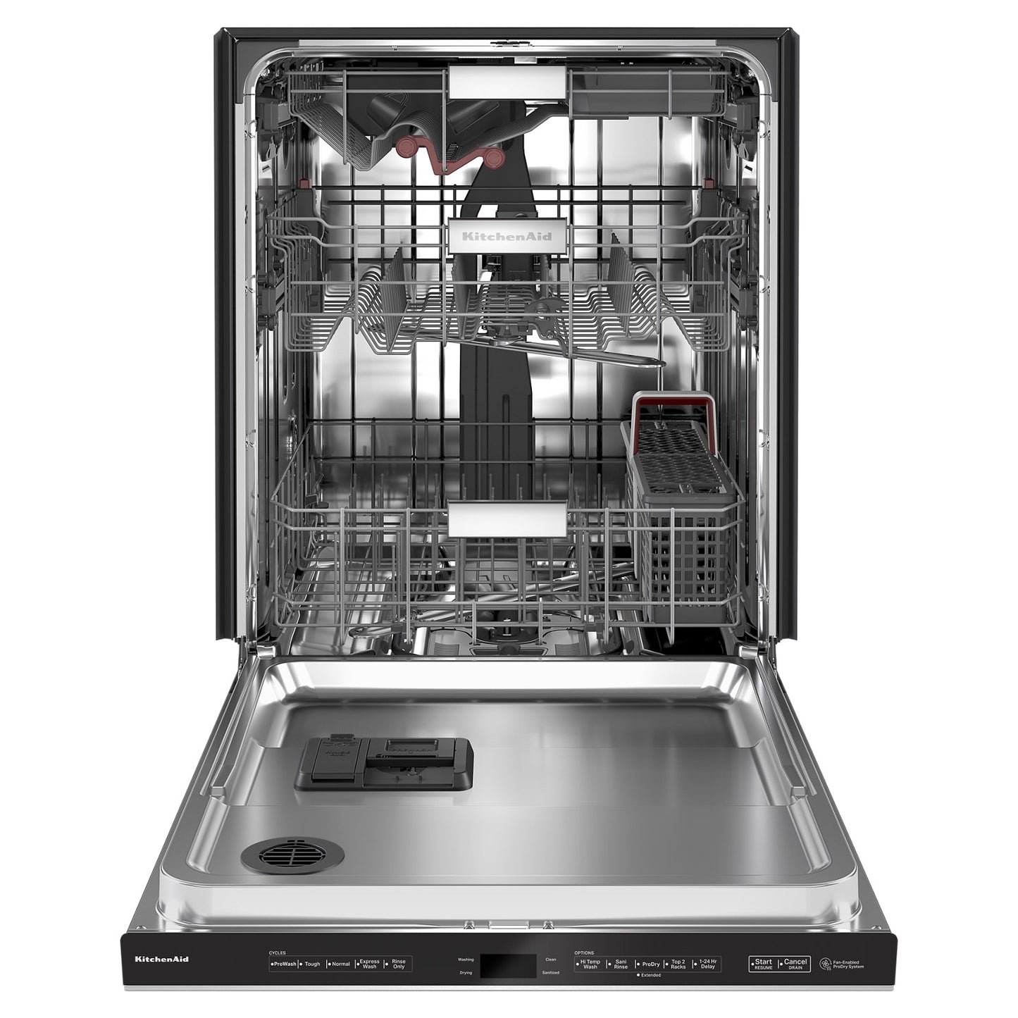 KitchenAid 44 dBA Dishwasher in PrintShield Finish with FreeFlex Third Rack image 3