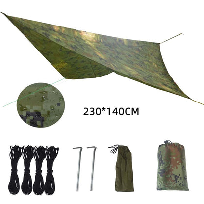 Portable Outdoor Camping Hammock With Mosquito Net 1-2 Person Go Swing Garden H image 5
