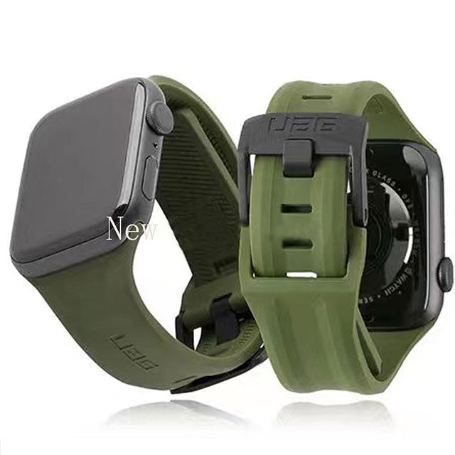Silicone Strap for Apple watch Band 44mm 40mm 49mm 45mm 41mm UAG 42 watchband b image 6