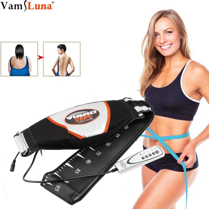 Waist Vibrating Massager, Electric Body Slimming Massager Belt Muscle Burning F image 1