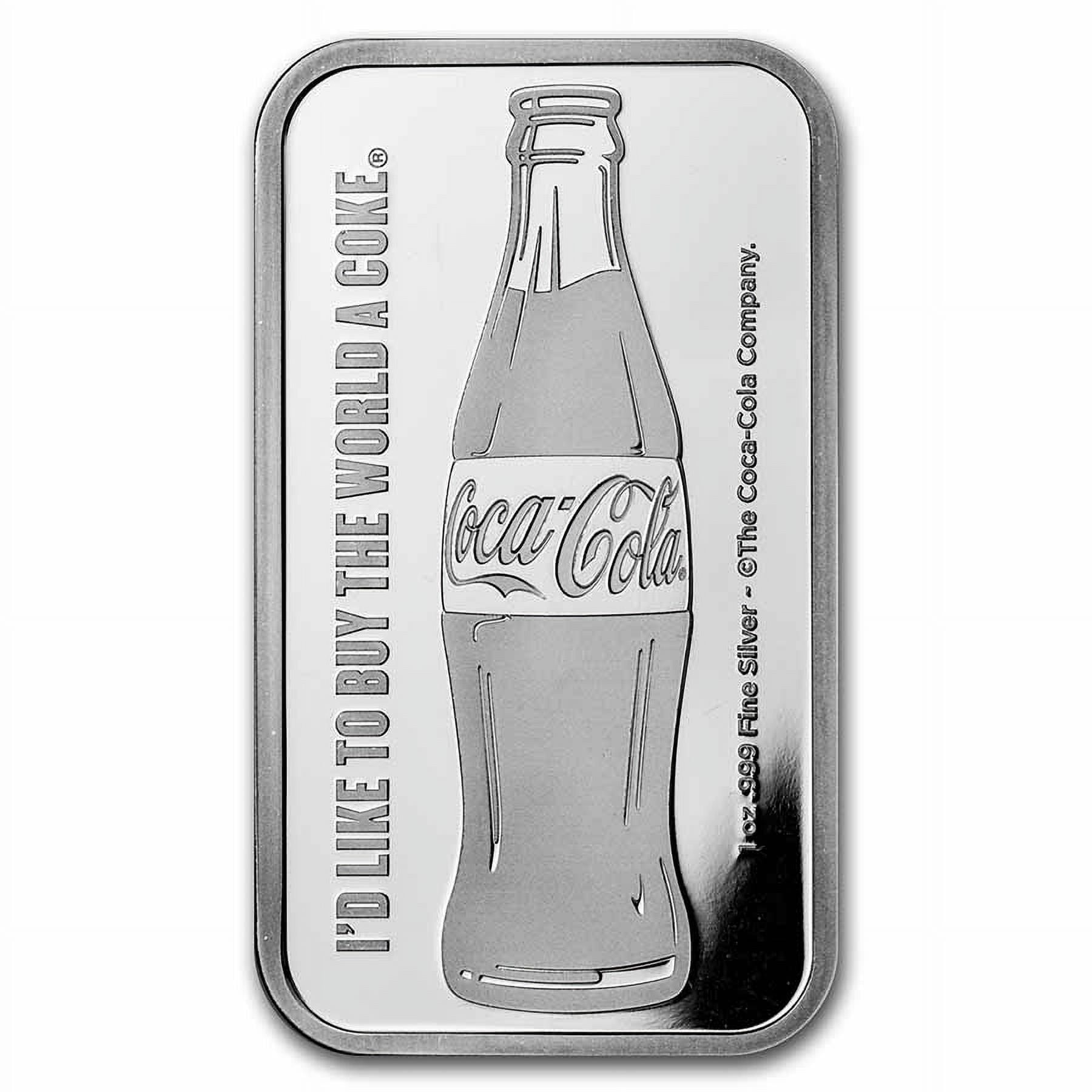 Coca-Cola® 1 oz Silver Struck Bar image 1