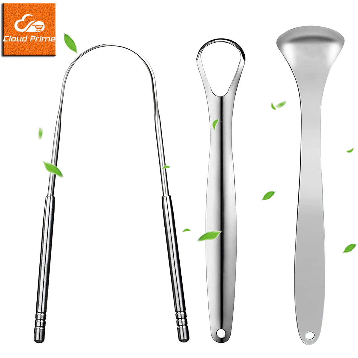 1Pcs/3Pcs Metal Tongue Scraper Cleaner For Adults & Kids, Portable Stai