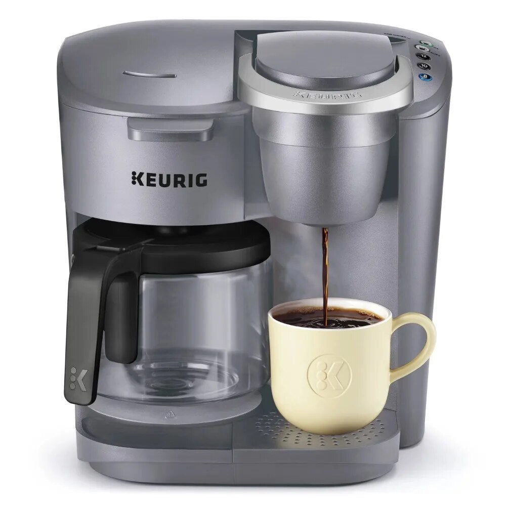 2023 New Keurig K-Duo Essentials Single-Serve K-Cup Pod Coffee Maker, Black image 0