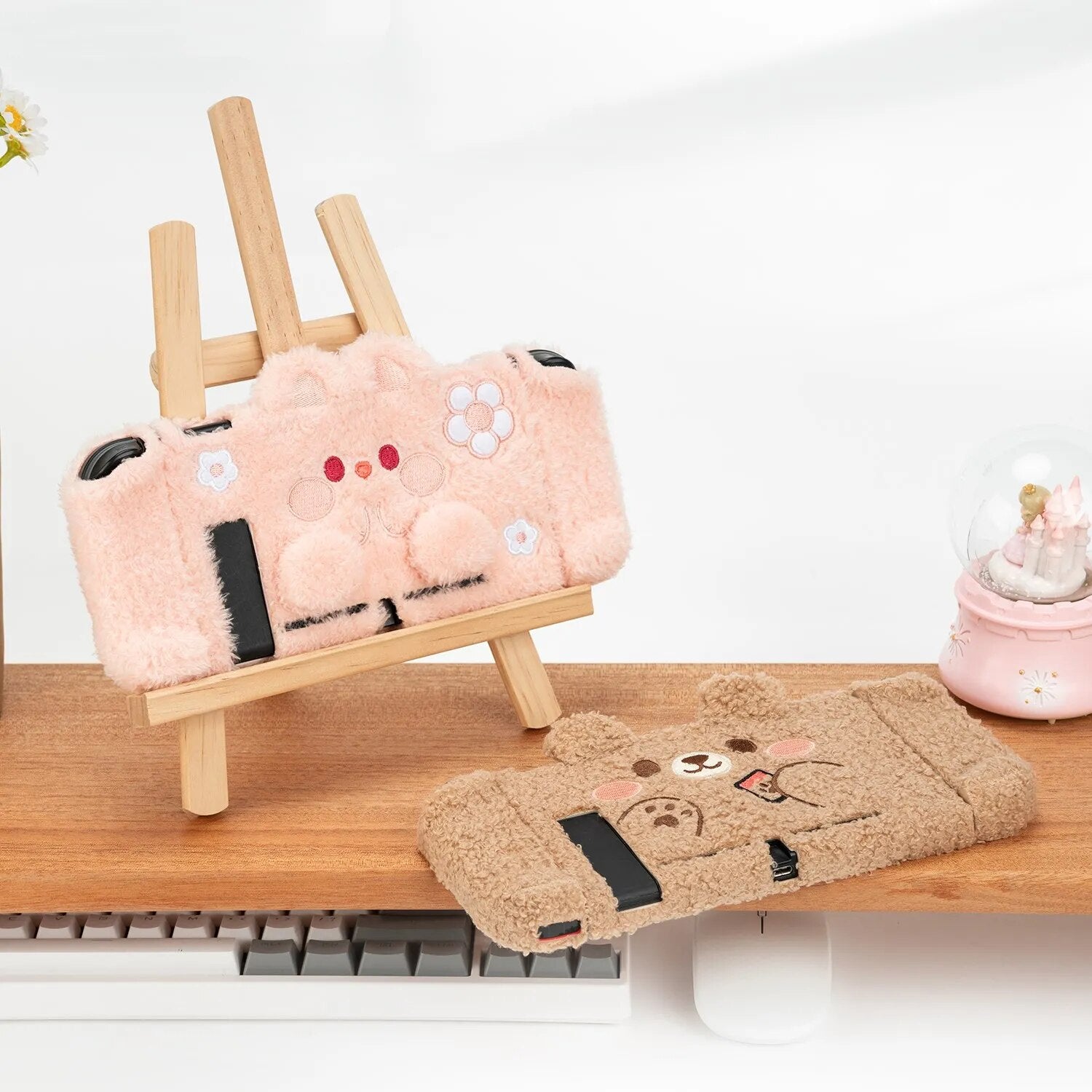 GeekShare Protective Case For Nintendo Switch Cute Bear Plush Nintendo Switch H image 8