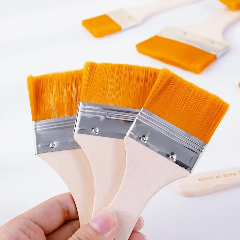 12pcs/set Memory Nylon Paint Brushes Set for Acrylic Oil Drawing Watercolor Woo image 5