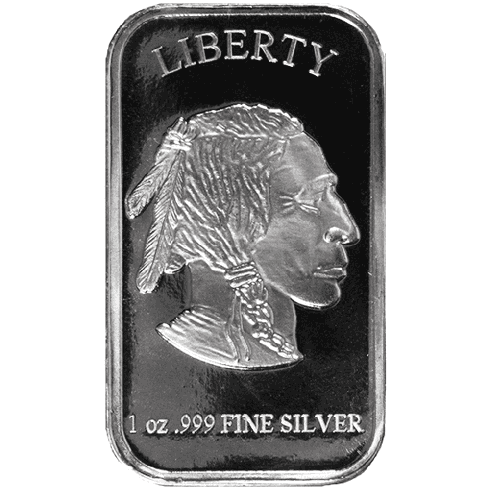 1 Troy oz Buffalo .999 Fine Silver Bar Sealed image 0