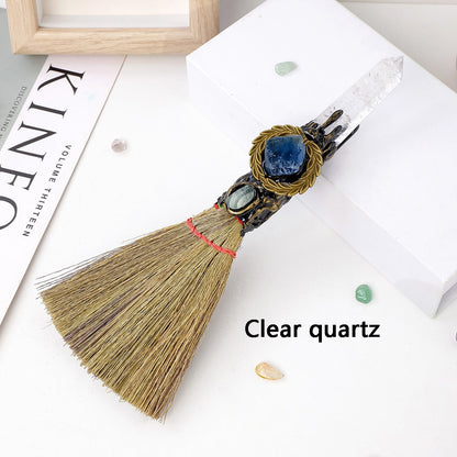 1PC Natural Crystal Point Stone Amethyst Altar Witch Supplies Table Decoration image 5