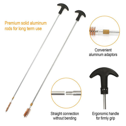 25 lot cleaning brushes tools kits brass rod mop oil bottle for hunting tufting image 1