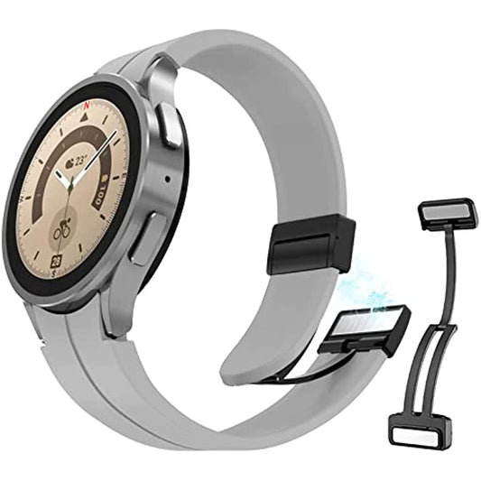 Magnetic Buckle Band for Samsung Galaxy Watch 5 4 Strap 40mm 44mm 5 Pro 45mm Cl image 0