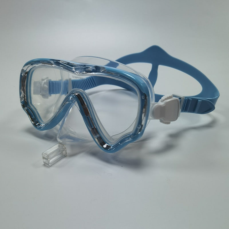 Kids Swim goggles Diving Snorkel Mask with Nose Cover  Swimming Goggles for Boy image 7