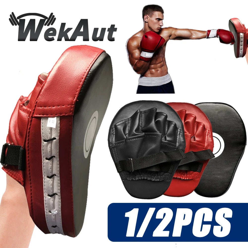 Curved Boxing Muay Thai Hand Target Sanda Training Thickened Earthquake-resista image 0