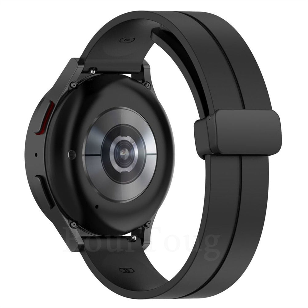 Magnetic Folding Buckle Band For HAYLOU RS4 Plus Silicone Strap For HAYLOU Sola image 7