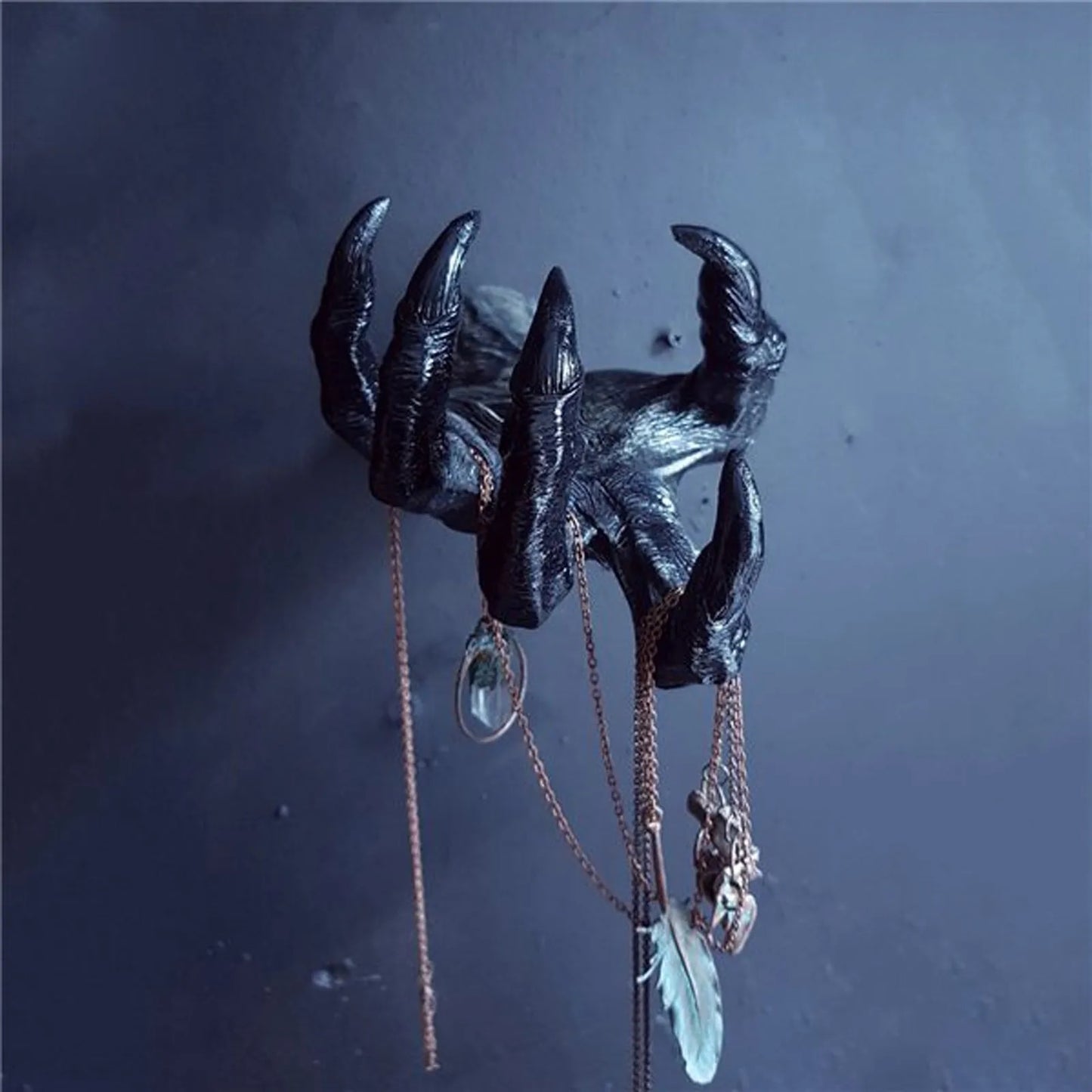 The Witch's Hand Wall Hanging Wall-mounted Simulation Hands Statue 3d Decorativ image 1
