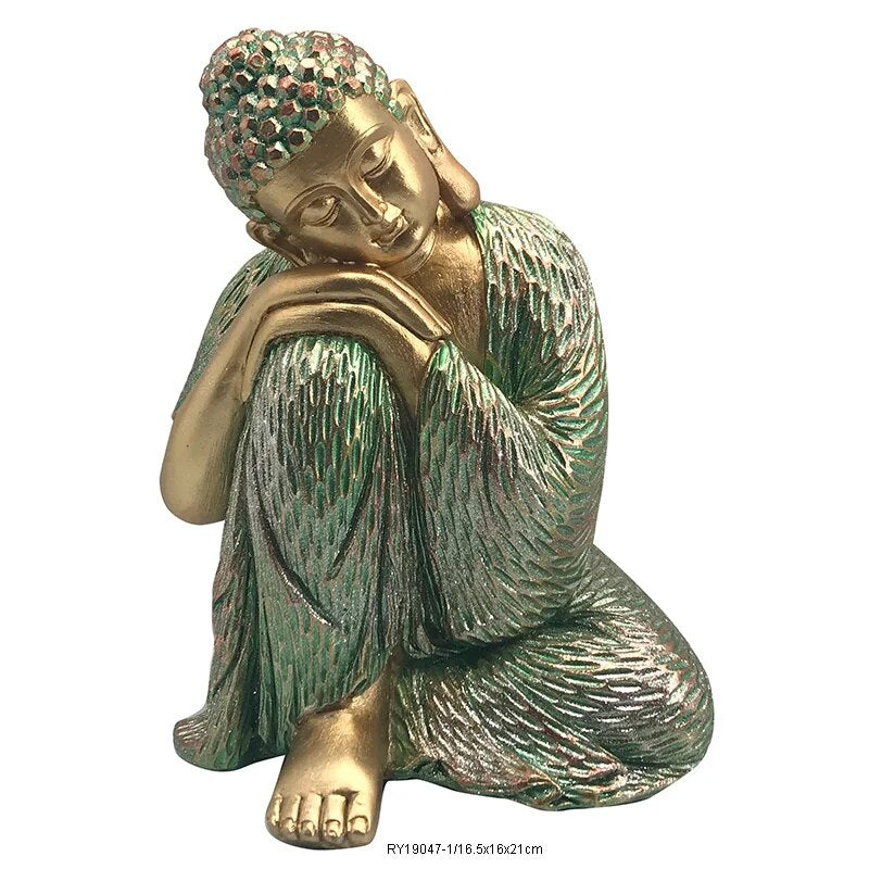 Zen Buddha sculpture Outdoor garden Garden Garden Garden garden landscape layou image 1