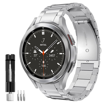 Galaxy Watch 4 5 Stainless Steel Strap Samsung Watch4/5/6 44mm 40mm Classic 47m image 2
