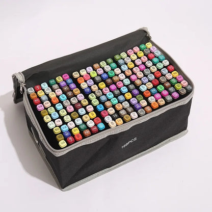 Colour Double Headed Oily Marker Set Sketch Drawing Graffiti Art Markers for St image 1