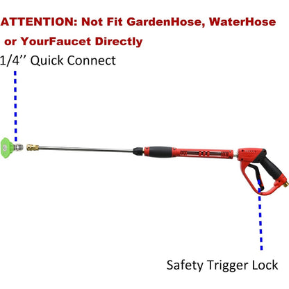 Tool Daily Deluxe Pressure Washer Gun, with Replacement Wand Extension, 5 Nozzl image 4