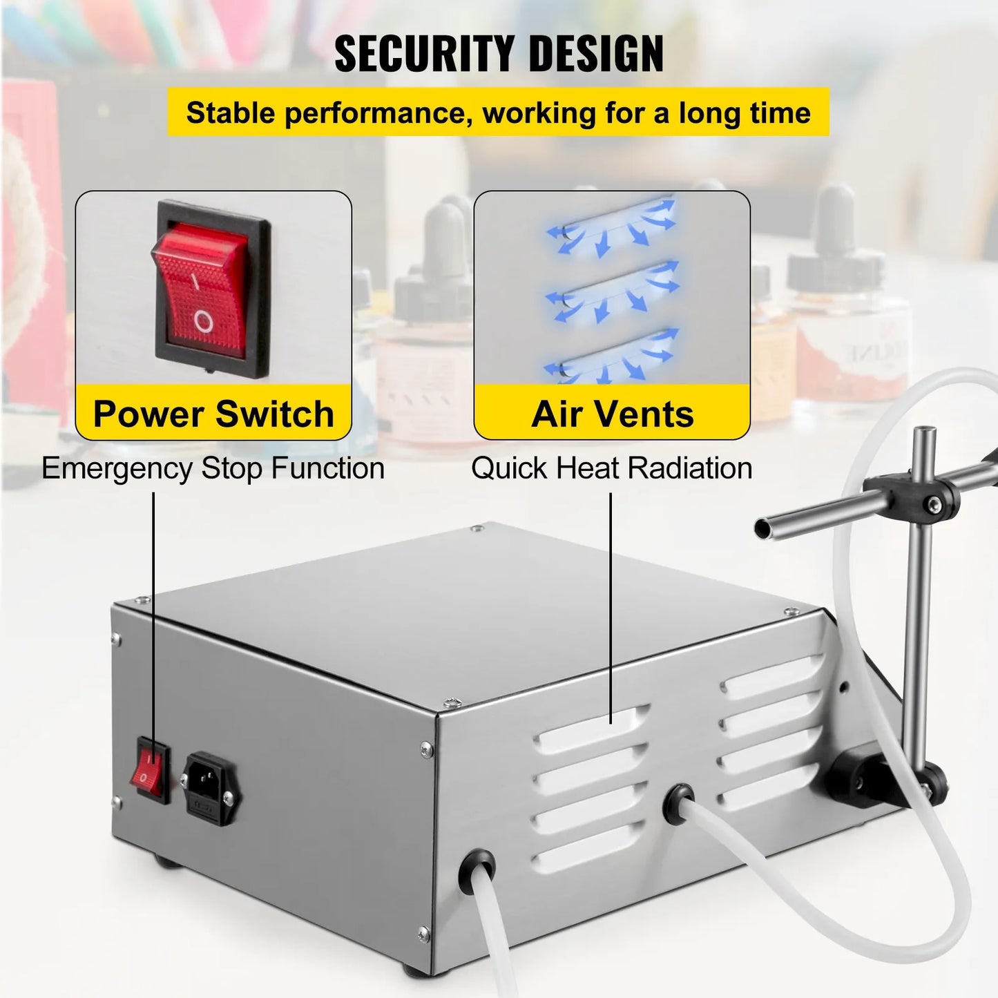 VEVOR Liquid Filling Machine 5-3500 ml GFK160 Digital Control Water Drink Perfu image 6