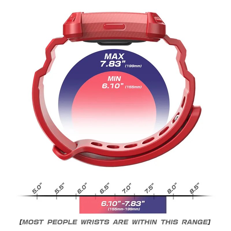 SUPCASE UB Pro Rugged Case Strap Bands For Fitbit Charge 2 Protective Replaceme image 8