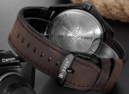 Luxury Watch Brand CURREN Men Military Sports Watches Men's Quartz Date Clock M image 4