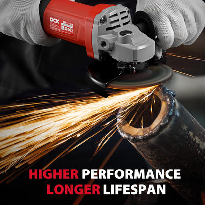 Angle Grinder, 9.2Amp 4-1/2-" Corded Angle Grinder 11800 RPM with 2 Safety G image 3