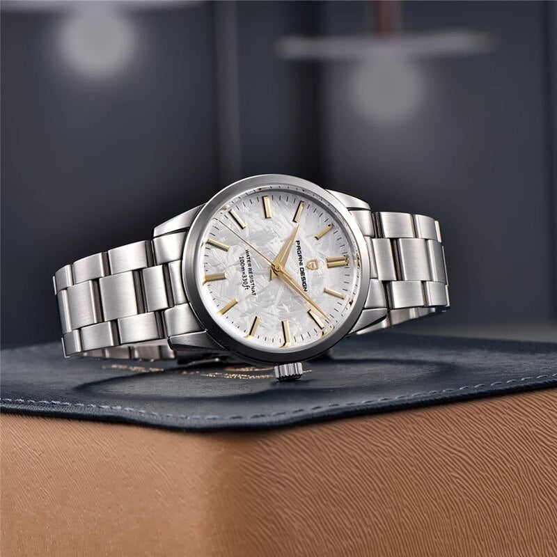 PAGANI DESIGN 40MM Men Quartz Watches TMI VH31 Luxury Business Top Sapphire 316 image 5