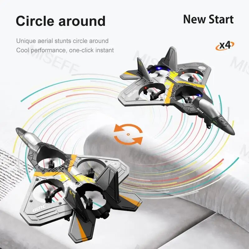 V17 RC Remote Control Airplane 2.4G Remote Control Fighter Hobby Plane Glider A image 9