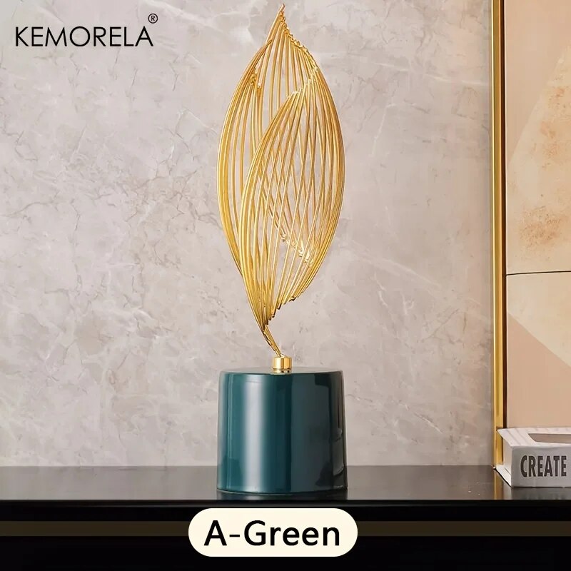 Ceramics Statue Exquisite Home Decor Modern Abstract Art Statue Ornaments Sculp image 1