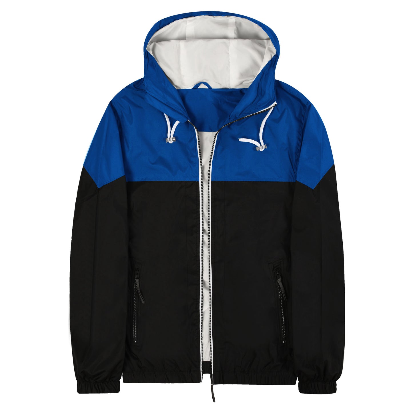 Men's Spring And Autumn New Colorblock Casual Jacket, Fashionable Hooded Windbr image 2
