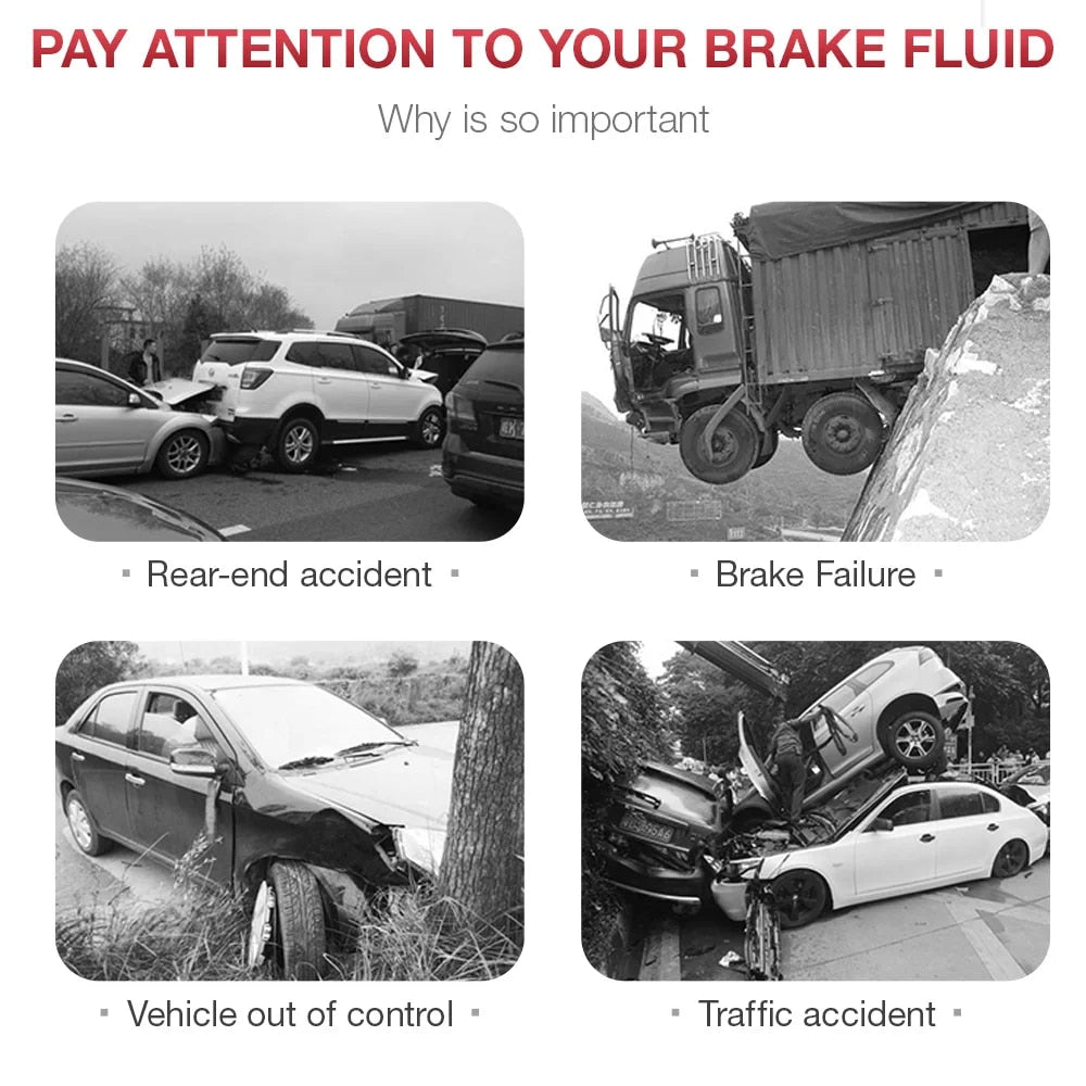 12V Auto Brake Fluid Tester Digital Car Brake Oil Tool BF200 DOT3 DOT4 DOT5.1 L image 3